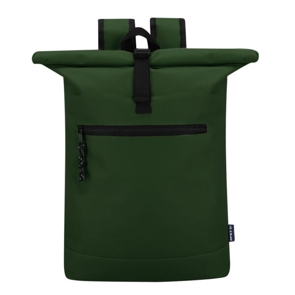 Zwijany plecak na laptopa 15" z RPET - khaki