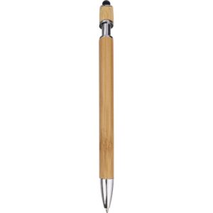 Bambusowy długopis, touch pen - czarny