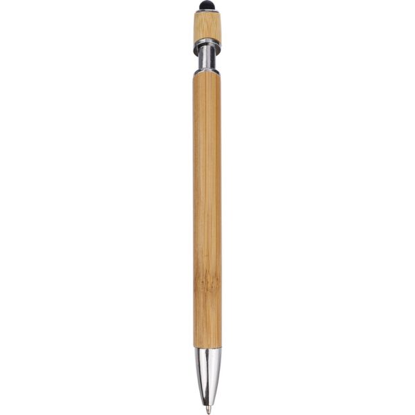 Bambusowy długopis, touch pen - czarny Bambusowy długopis, touch pen - czarny