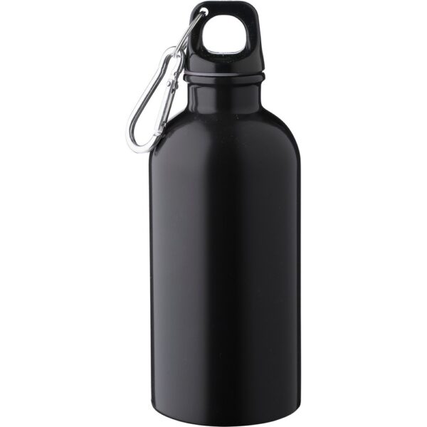 Butelka sportowa 400 ml - czarny Butelka sportowa 400 ml - czarny