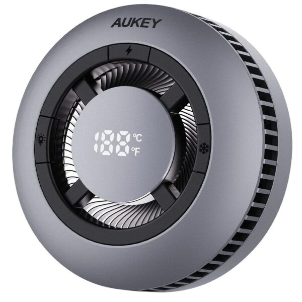 Magnetyczna ładowarka bezprzewodowa 15W z wentylatorem Aukey