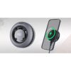 Magnetyczna ładowarka bezprzewodowa 15W z wentylatorem Aukey