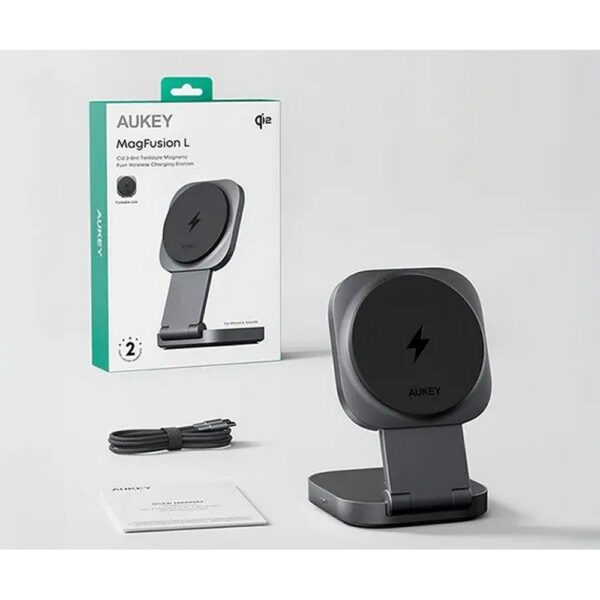 Magnetyczna ładowarka bezprzewodowa 15W Aukey