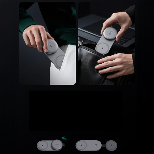 Ładowarka bezprzewodowa 3 w 1 25W Aukey