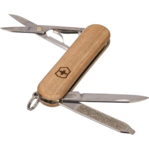 Nóż wielofunkcyjny Victorinox Classic SD Wood - brązowy Nóż wielofunkcyjny Victorinox Classic SD Wood - brązowy