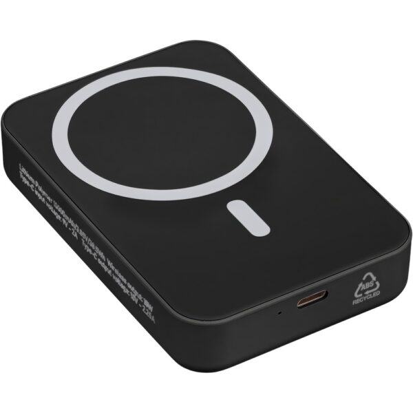 Bezprzewodowy power bank 10000 mAh - czarny