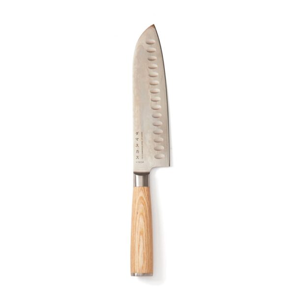 Nóż santoku VINGA Hattasan Damascus - szary