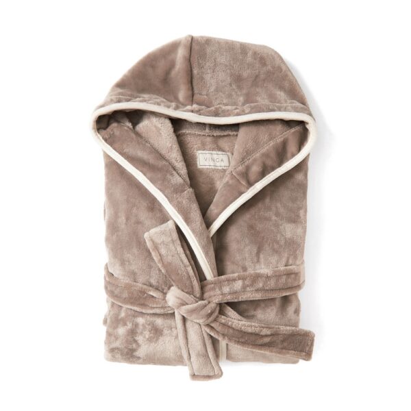 Szlafrok VINGA Louis RPET S/M - szary Szlafrok VINGA Louis RPET S/M - szary