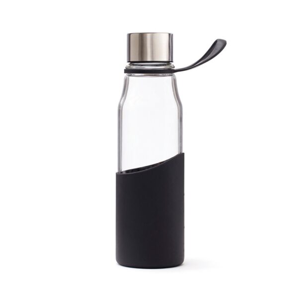 Szklana butelka 550 ml VINGA Lean - czarny