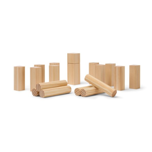 Gra zręcznościowa VINGA Kubb - brązowy Gra zręcznościowa VINGA Kubb - brązowy