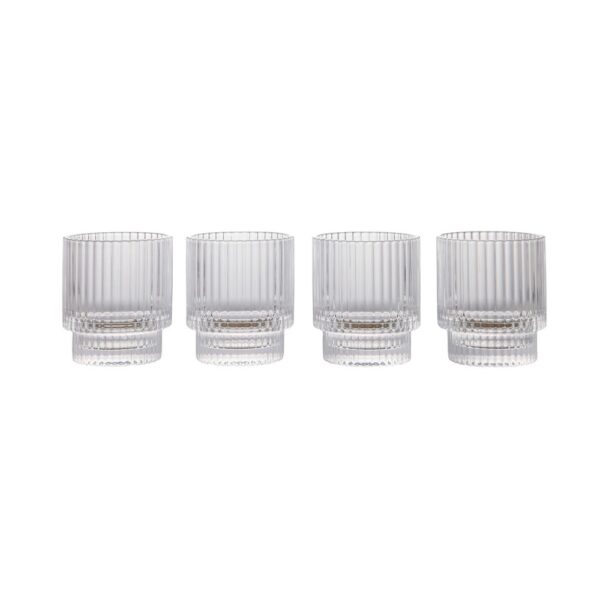 Zestaw szklanek 250 ml 4 el. VINGA York - neutralny