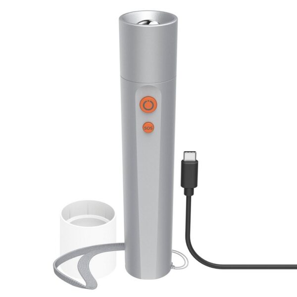 Latarka LED Hama FL350-C - srebrny
