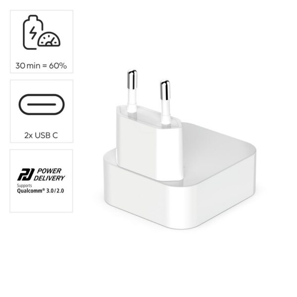 Składana ładowarka ścienna 40W Hama