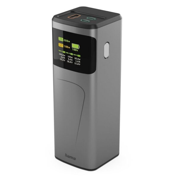 Power bank 24000 mAh Hama High Power 200W - grafitowy