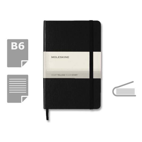 MOLESKINE Notatnik ok. B6 - czarny