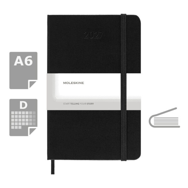 Kalendarz MOLESKINE - czarny