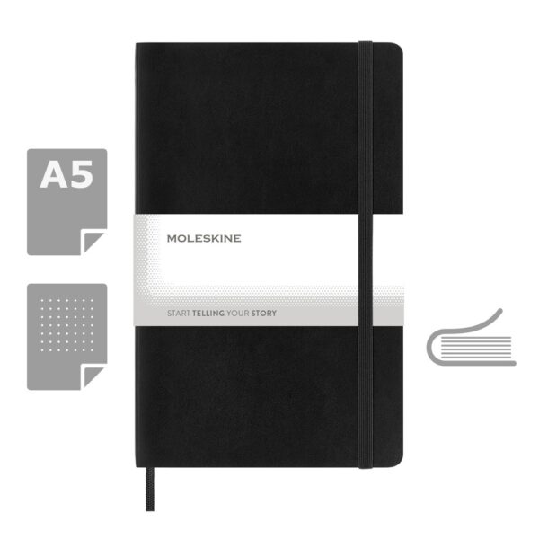 MOLESKINE Notatnik ok. A5 - czarny