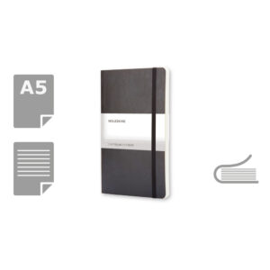 MOLESKINE Notatnik ok. A5 - czarny MOLESKINE Notatnik ok. A5 - czarny