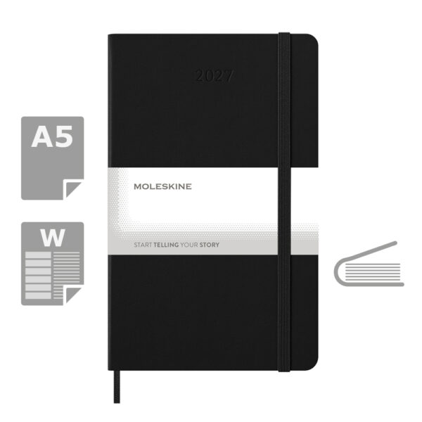 Kalendarz MOLESKINE - czarny