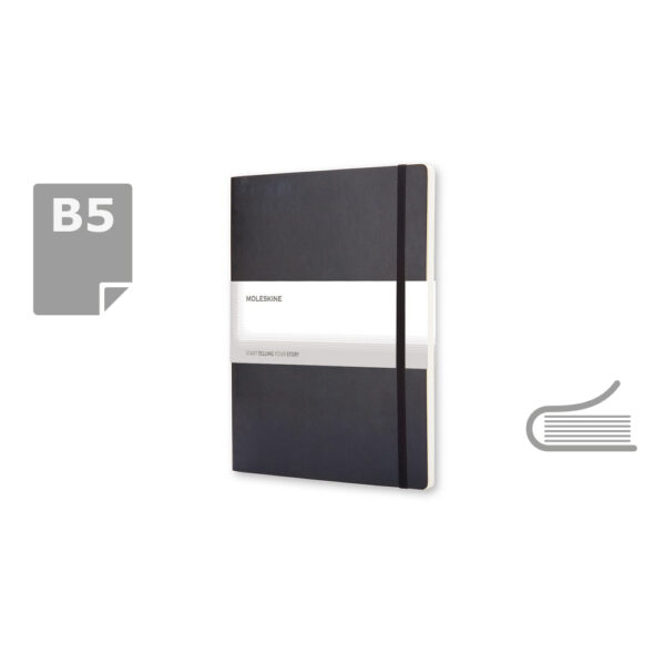 MOLESKINE Notatnik ok. B5 - czarny