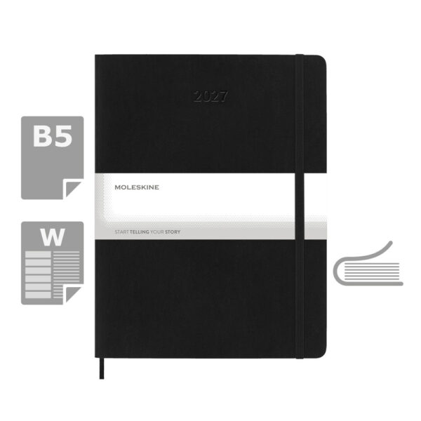 Kalendarz MOLESKINE - czarny