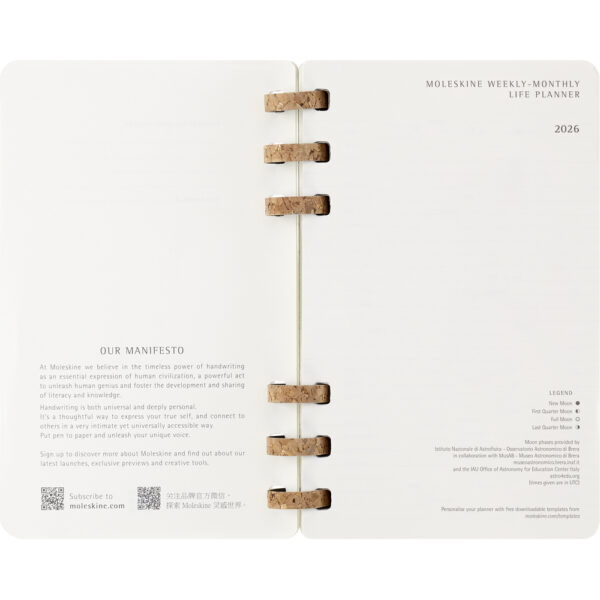Spiralny kalendarz MOLESKINE Spiralny kalendarz MOLESKINE