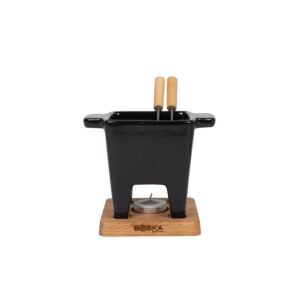 Zestaw do serwowania fondue BOSKA Tapas Fondue Nero - czarny