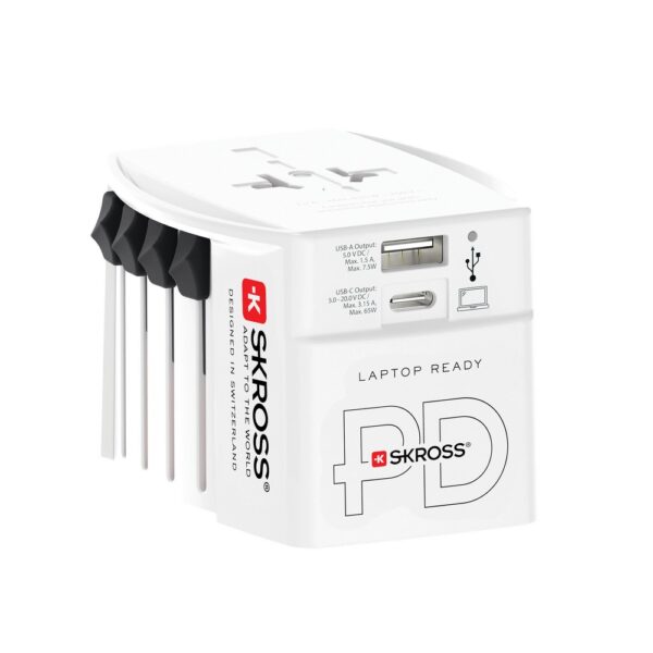 Adapter podróżny SKROSS MUV 65W - biały