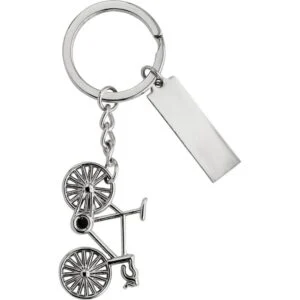 Brelok do kluczy "rower" - srebrny