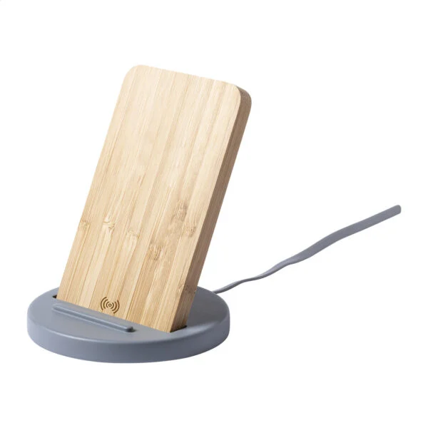 Chemek ładowarka indukcyjna/uchwyt na telefon - szary / naturalny / AP721849