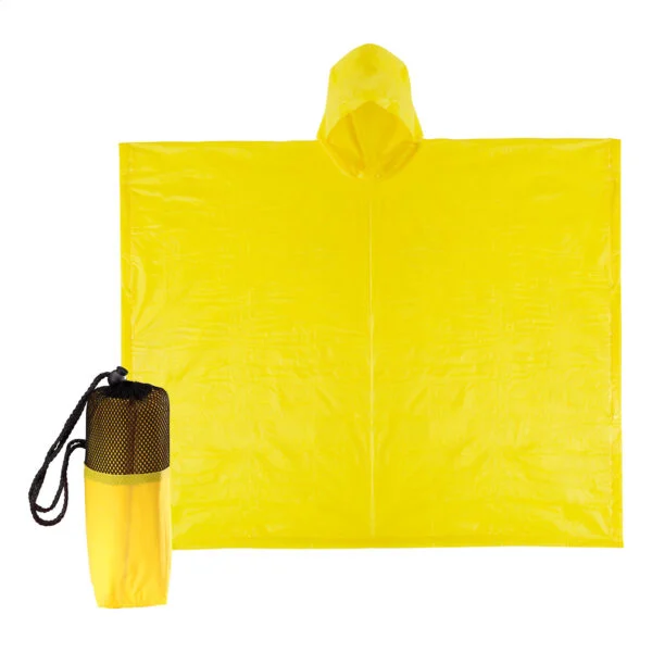 Drizzle poncho - żółty, Uniwersalny