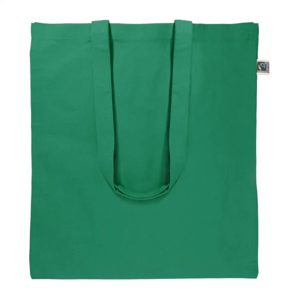 Fershop Hue torba na zakupy z bawełny Fairtrade - zielony / AP800825-07