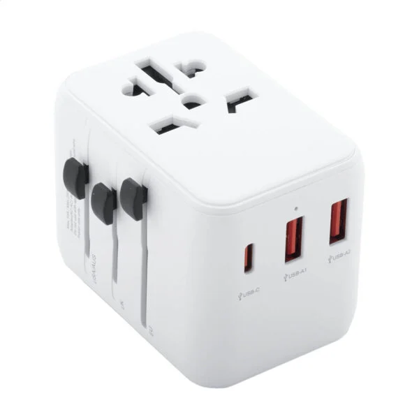 Jetsetter Plus adapter podróżny / przejściówki - biały / AP864047-01