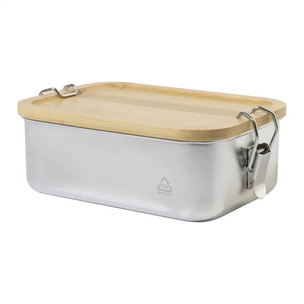 Motetsu lunchbox RSS - srebrny / naturalny