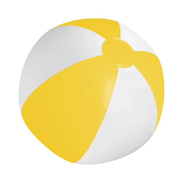 Playo piłka plażowa (ø28 cm) - żółty / biały