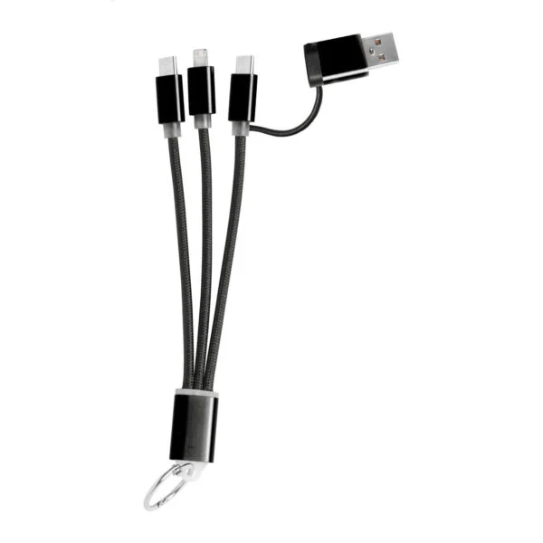Rashort kabel USB / brelok - czarny / AP722111-10