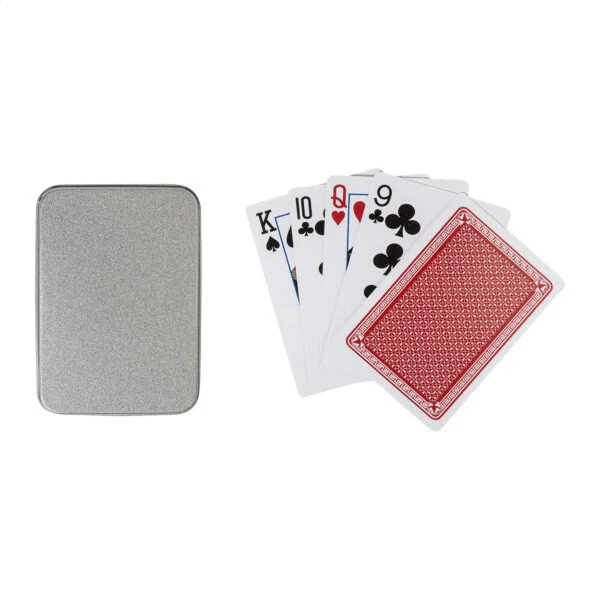 Spades karty do gry - srebrny